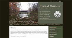 Desktop Screenshot of dohnerlaw.com